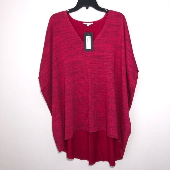 NWT bryn Walker Marled Justin Tunic Striped Melograno Career Top size S - Picture 3 of 11